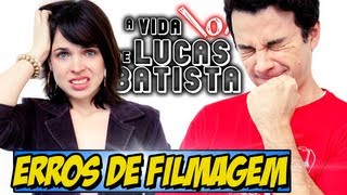 ERROS DE FILMAGEM  A Vida \o de Lucas Batista [upl. by Arocal]