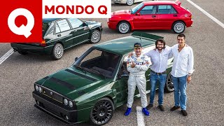 Lancia Delta Futurista in pista con Miki Biasion e una marea di Deltoni [upl. by Uke767]