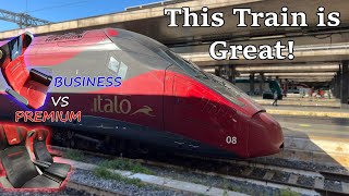 The BETTER Italian HighSpeed Train Italo Premium and Club Class Review [upl. by Rebma]