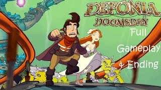 Deponia Doomsday  Full Gameplay Walkthrough amp Ending [upl. by Kimmy]