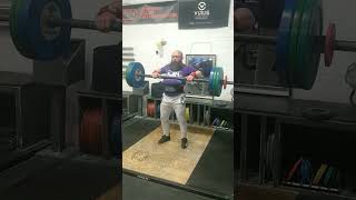 105 kg axle press 49 yo master athlete strongmantraining strongman strongdad powerlifting gym [upl. by Cochrane314]