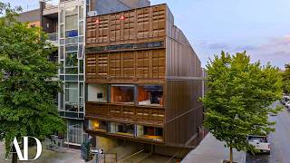 Inside an NYC Townhouse Made From 18 Shipping Containers  Unique Spaces  Architectural Digest [upl. by Bat174]