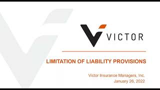 Limitation of Liability Provisions [upl. by Lamonica]