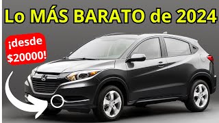 Los 10 autos nuevos 2024 MÁS BARATOS que puedes comprar hoy [upl. by Sellig95]