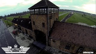 201407  KL Konzentrationslager Birkenau  Auschwitz II  OBÓZ KONCENTRACYJNY z lotu ptaka [upl. by Charis]