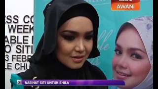 Nasihat Siti Nurhaliza untuk Shila Amzah [upl. by Ahsenik182]