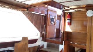 1964 57 Chris Craft Constellation Wooden Yacht Tour  Renovations have Started Aft Cabins [upl. by Beall]