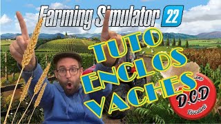 DCD  Farming Simulator 22  TUTO ENCLOS à VACHES PCConsoles  comment fonctionne lenclos [upl. by Nedyah]