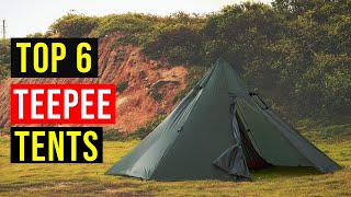 ✅Best Teepee Tents for Camping  Top 6 Best Teepee Tents Reviews in 2022  Best Cheapest Teepee Tent [upl. by Yditsahc66]