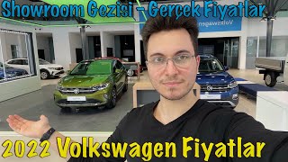 2022 VOLKSWAGEN BAYİİ GEZİSİ  FİYAT LİSTESİ  SATIŞ FİYATLARI  PASSAT POLO TCROSS TAIGO [upl. by Helas]