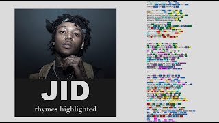 JID  LAUDER  Lyrics Rhymes Highlighted 009 [upl. by Ilrahc]