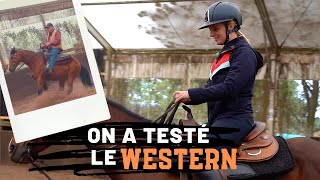 On a testé léquitation Western  🤠 [upl. by Anaek715]