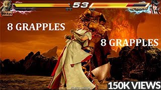 Tekken7 King 8 Grapples Combo [upl. by Cut798]