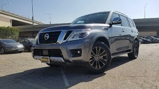 2017 Nissan Armada Platinum InDepth Complete Feature Walkthrough [upl. by Winograd15]