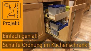 Einfach genial Küchenschrank umbauen  Besser als ein Apothekerschrank [upl. by Sivrup427]