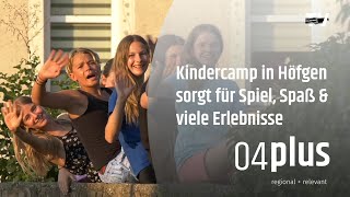 Kindercamp in Höfgen sorgt für Spiel Spaß amp viele Erlebnisse [upl. by Bo]