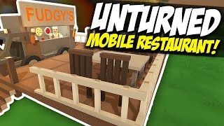 MOBILE RESTAURANT  Unturned Car Store  Squid Special Funny Moments [upl. by Baniez]