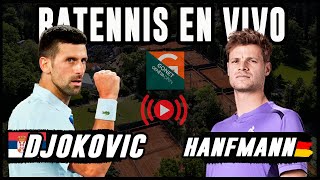 Novak Djokovic vs Yannick Hanfmann  ATP de Ginebra  Reacción en vivo [upl. by Nivej]