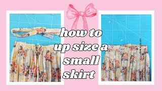 How to sew a waistband on a skirt easy sewing projects how to stitch clothes [upl. by Anrim]