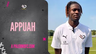 🎙Appuah quotIl Palermo è un grande club i tifosi rosanero sono fantasticiquot [upl. by Eiramalegna]