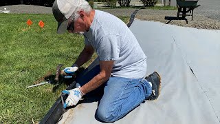 How to Install a Gravel Parking Strip Part 1 – Site Preparation – DIY [upl. by Ahsienaj]