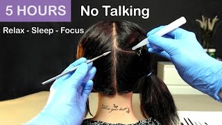 ASMR 5 HOURS  Gentle Scalp Triggers  Sleep Study Focus  NO TALKING Just Sounds [upl. by Meerek]