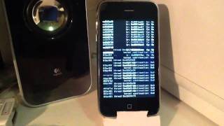 iPhone 3G overclock status [upl. by Grosmark771]