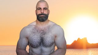 A Beautiful Bearded amp Stylish Man Fitness  Tall Height Bodybuilder [upl. by Nedearb314]