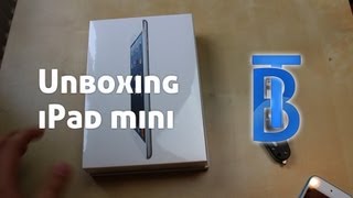 Apple iPad mini 16GB White  Red Smartcover Unboxing GermanDeutsch [upl. by Helaina]