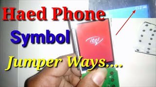 itel Mobile Headphone Symbol Jumper Solution [upl. by Rakel]