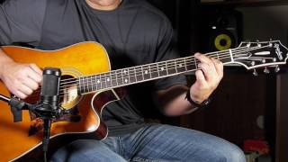 Epiphone Masterbuilt DR500MCE Guitar Demo Review [upl. by Beisel97]