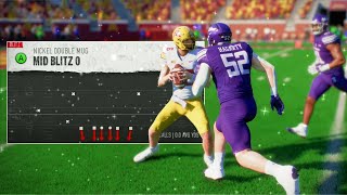 UNSTOPPABLE AGap Nano Blitz  College Football 25 INSANE [upl. by Odrareg]