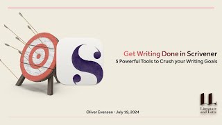 2024 Scrivener Tutorial Get Writing Done in Scrivener 5 Powerful Tools to Crush your Writing Goals [upl. by Mariand558]