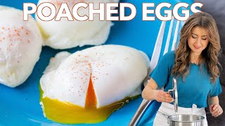 How to Make Perfect POACHED EGGS  Cooking Basics [upl. by Keyser]