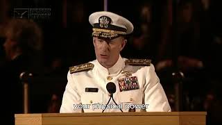 Admiral McRavens 10 Life Lessons from Navy SEAL Training [upl. by Esiole]