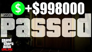 Top 3 Missions to make Money in GTA 5 Online Easy Money [upl. by Aicert]