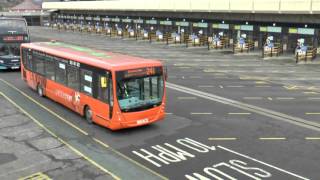 BUSES AT HUDDERSFIELD BUS STATION JAN 2016 [upl. by Aryn258]