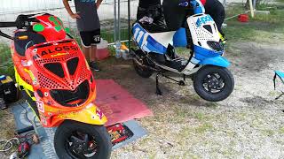 ZIP SP 100 CC TROFEO POLINI amp 70 CC TROFEO MALOSSI MHR [upl. by Nivets]