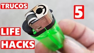 Cómo Hacer 5 Trucos o Life Hacks con Mecheros [upl. by Daza463]