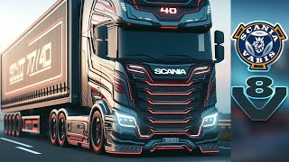 Scania 770S V8 A preview of the truck of the future New design and revolutionary concept [upl. by Lezned]