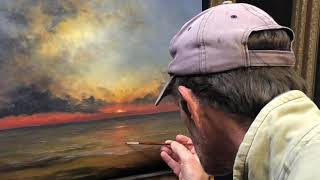 Glazing An Oil Painting With White  Nial Adams [upl. by Maridel]