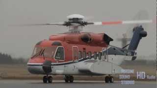 TSS Sikorsky S92 at EKEB [upl. by Pouncey185]