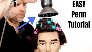 How to Perm your Own Hair  TheSalonGuy [upl. by Chicoine]