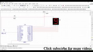 How to Interface 7 segment display with 8051 in Multisim [upl. by Manwell]