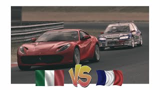 Peugeot VS Ferrari  Qui Va Gagner  Assetto  Reshade  RTX 4080  4K 60 FPS [upl. by Torrie]