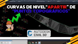 PROCESAMIENTO DE DATOS TOPOGRÁFICOS CON CIVIL 3D IMPORTACIÓN DE PUNTOS Y CREACIÓN DE SUPERFICIES [upl. by Atinnod]