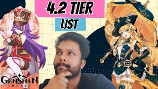 42 TIER LIST  Genshin Impact [upl. by Oakie]