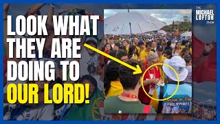 Look How the EUCHARIST is Treated at World Youth Day CiboriumGate [upl. by Annawit180]