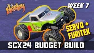 Axial SCX24 Budget Build  Servo amp ESC Upgrades  Week 7 [upl. by Aynatahs]