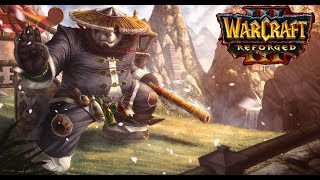 Warcraft III Reforged Pandaren Brewmaster Level 7 Gameplay [upl. by Einnoc]